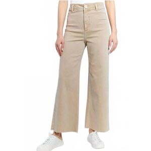 NEW OAT NEW YORK women's rise wide leg jean in oat milk